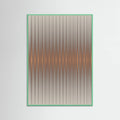 Euphoria - Gray and Orange Poster – plakat og kunsttryk
