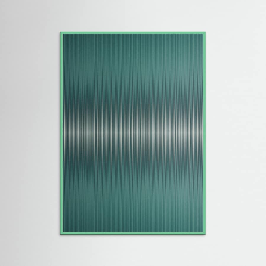 Póster Euphoria - Green and White – póster e impresión artística