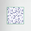 Falling Triple Lines Navy Blue -juliste – juliste ja taidepainatus