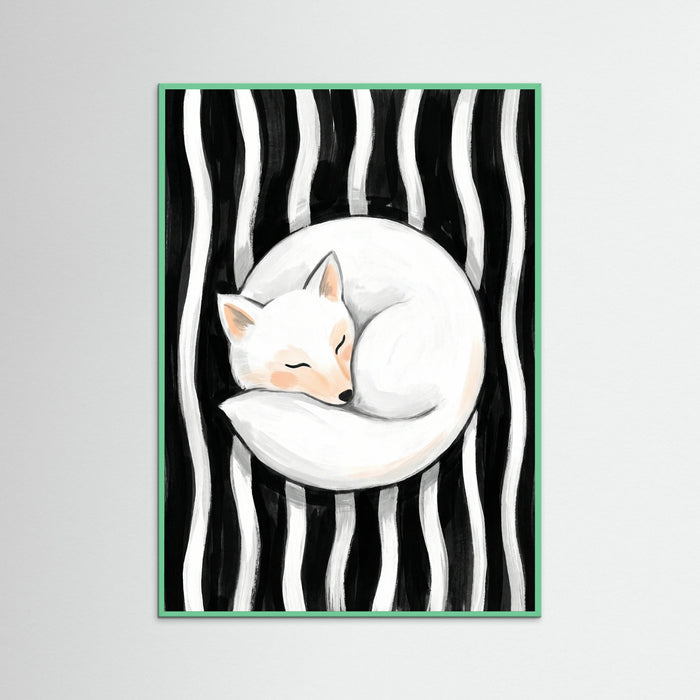 Mint Wood Feline Embrace