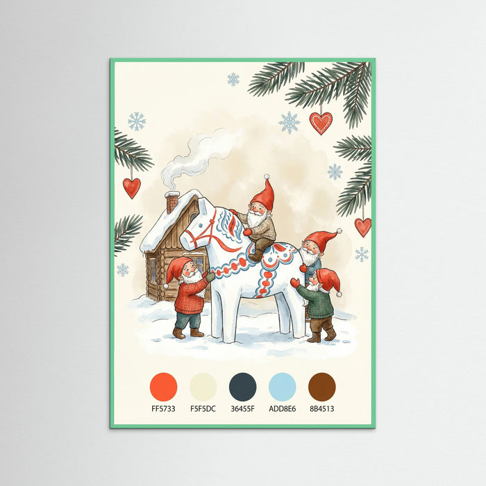 Mint Wood Festive Dala Ride