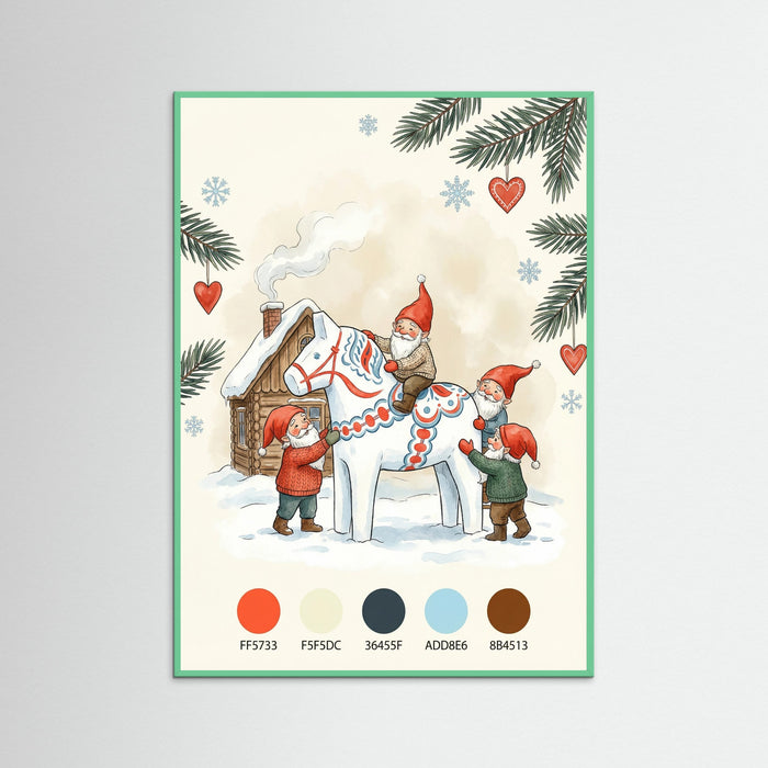 Mint Wood Festive Dala Ride