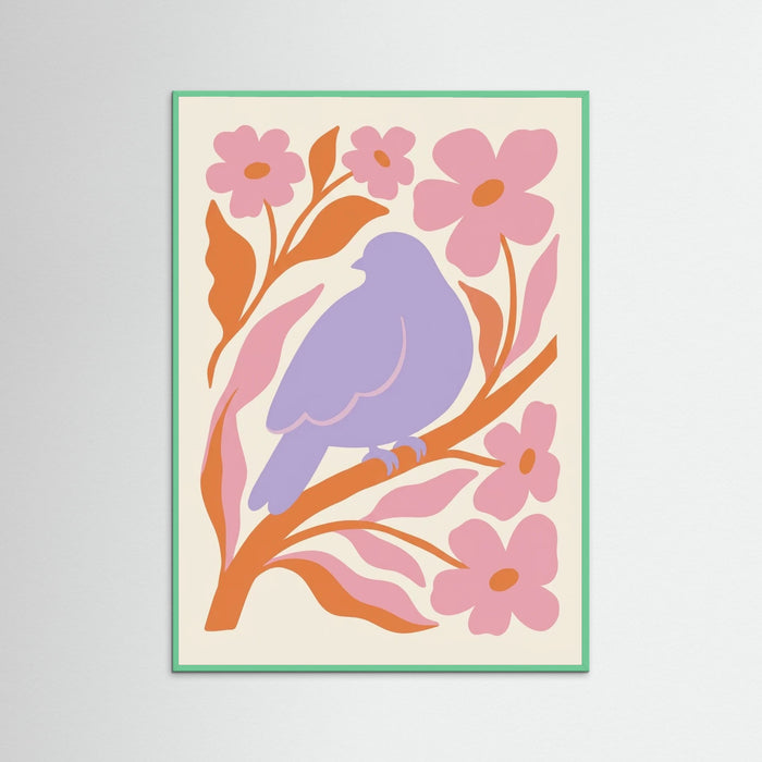 Mint Wood Figure in Bloom