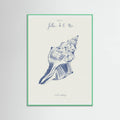 Filles de la mer n.2 - La conchiglia Poster – plakat og kunsttryk