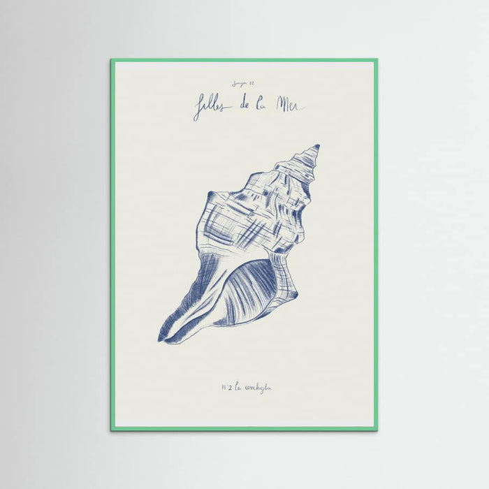 Filles de la mer n.2 - La conchiglia Poster – plakat og kunsttryk