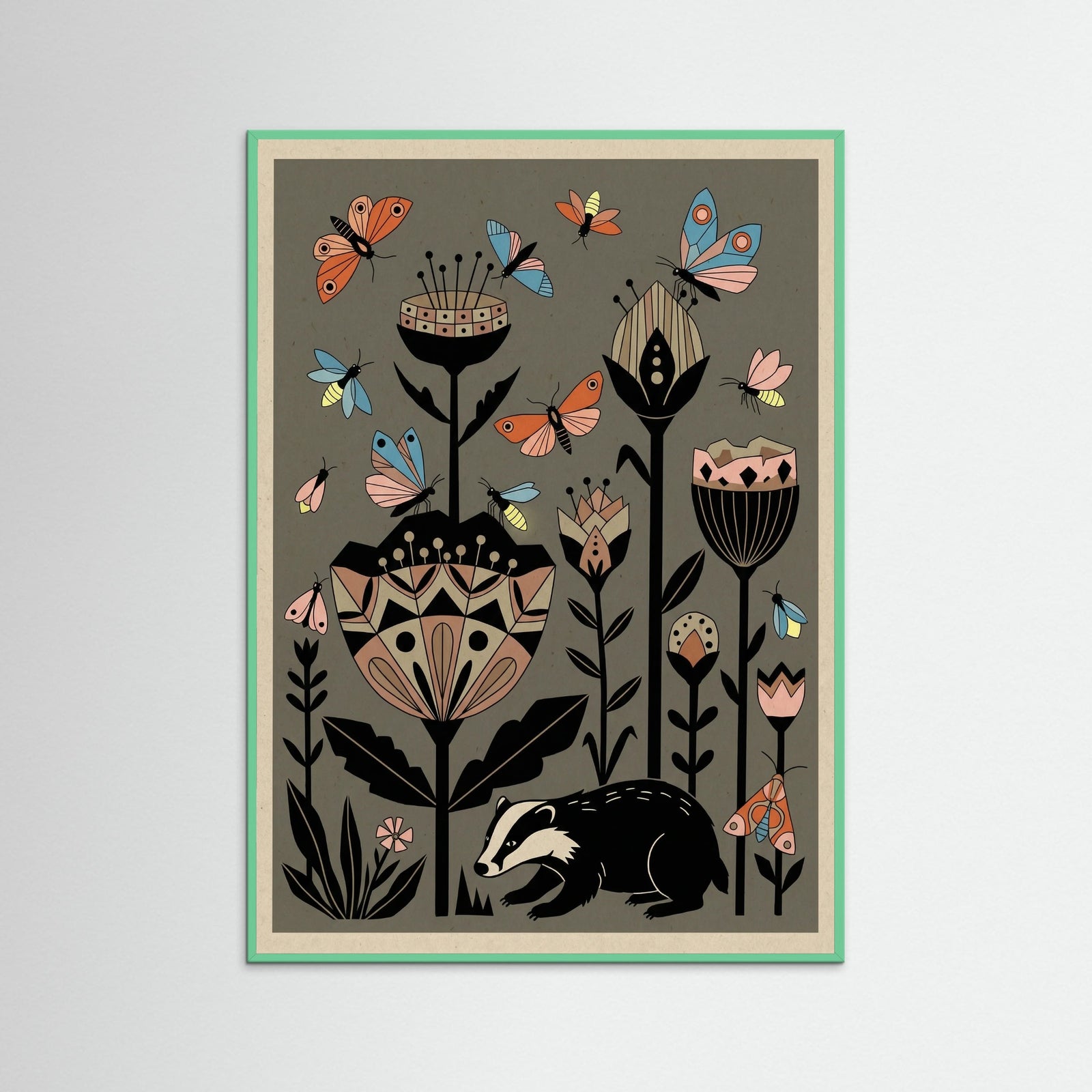 Mint Wood Flight of Fancy