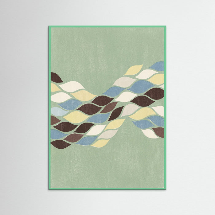 Mint Wood Floating Spindles