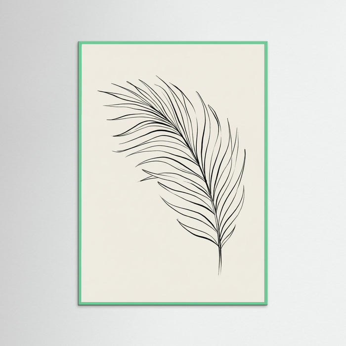 Mint Wood Floral Serenity