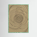Mint Wood Flowing Abstraction