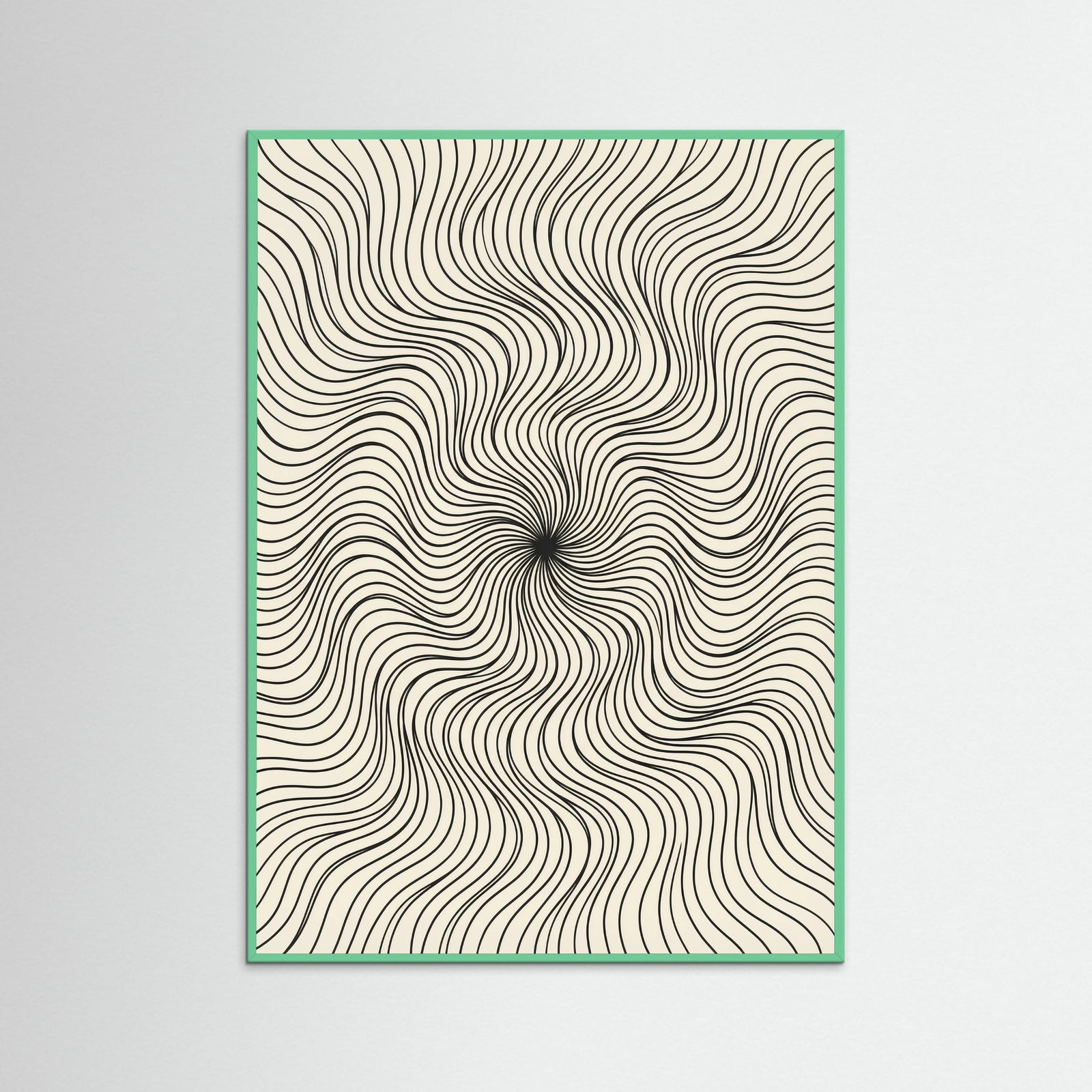 Mint Wood Flowing Embrace