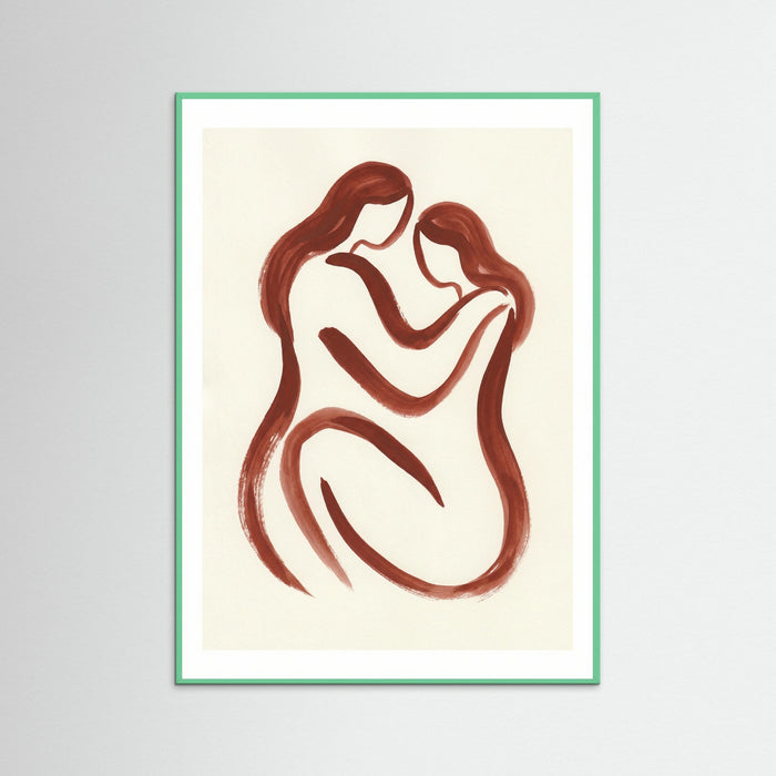 Mint Wood Flowing Red Form