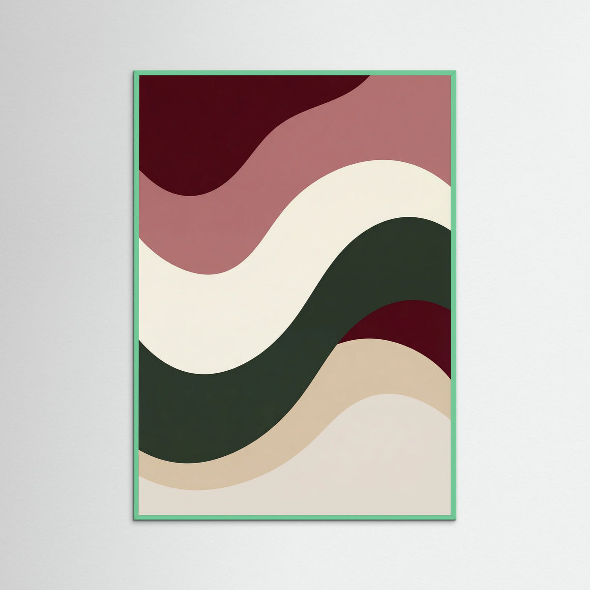 Mint Wood Flowing Rhythms Beige