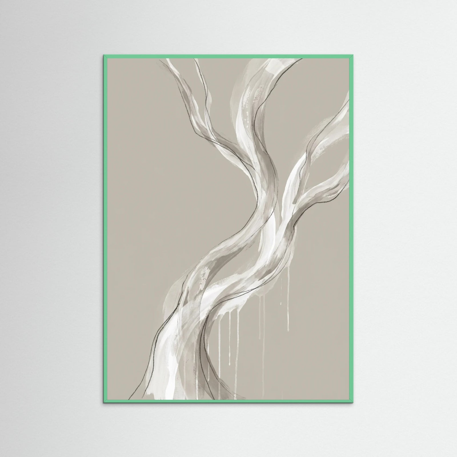 Mint Wood Flowing Serenity