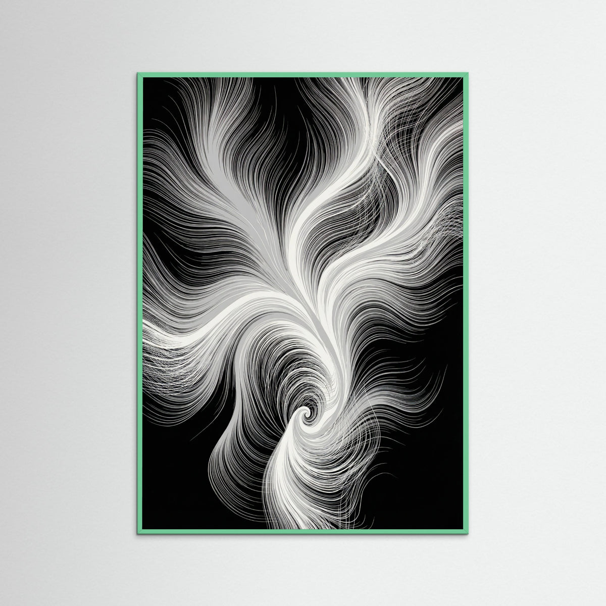 Mint Wood Flowing Serenity