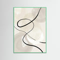 Mint Wood Fluid Contour