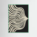 Mint Wood Fluid Contours