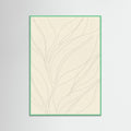 Mint Wood Fluid Contours
