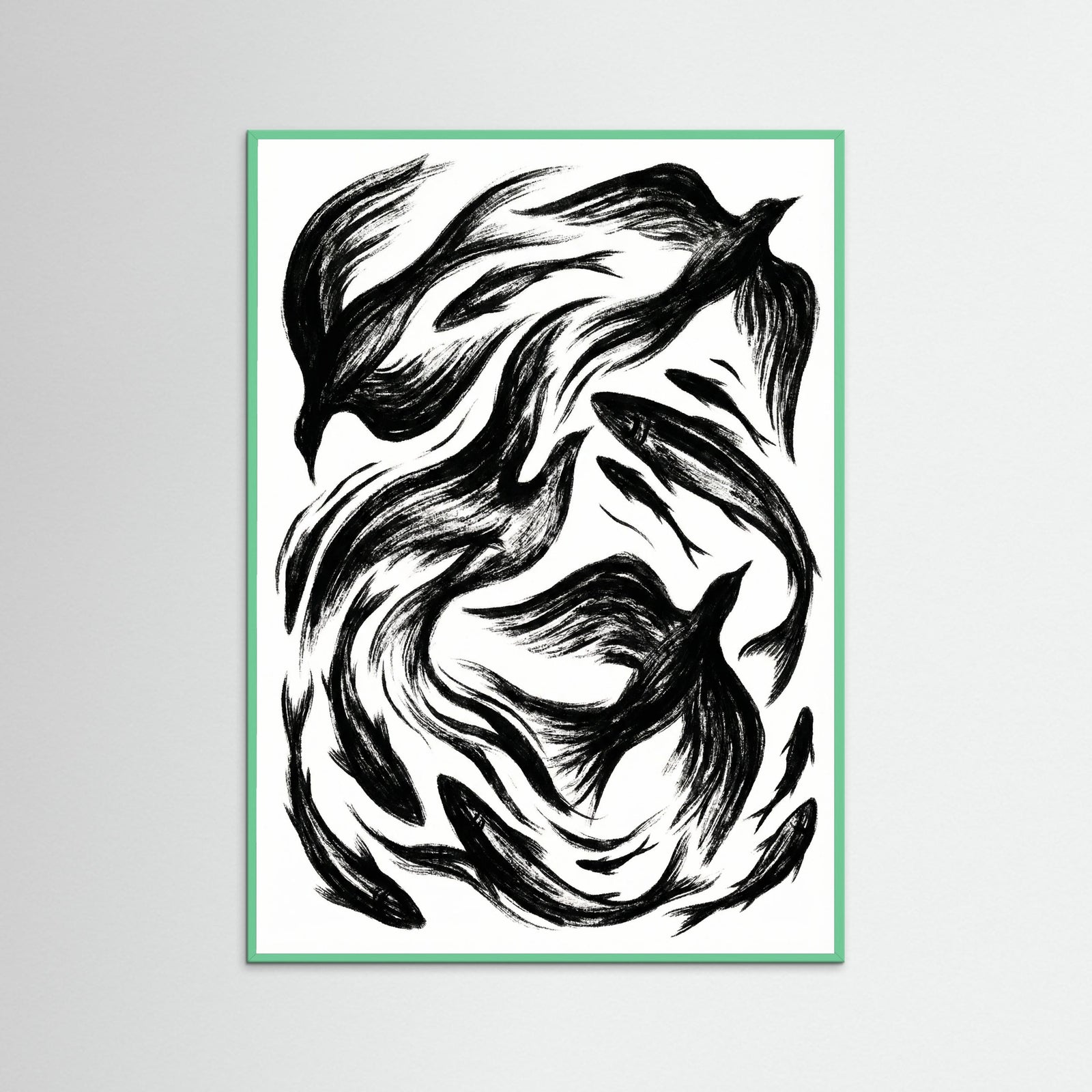 Mint Wood Fluid Expression