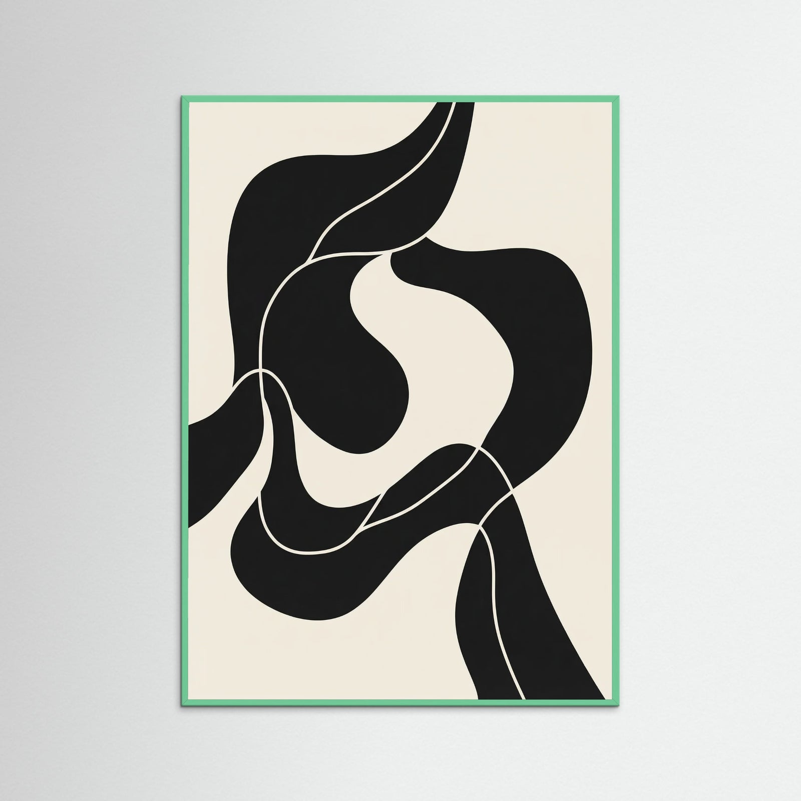 Mint Wood Fluid Forms Black