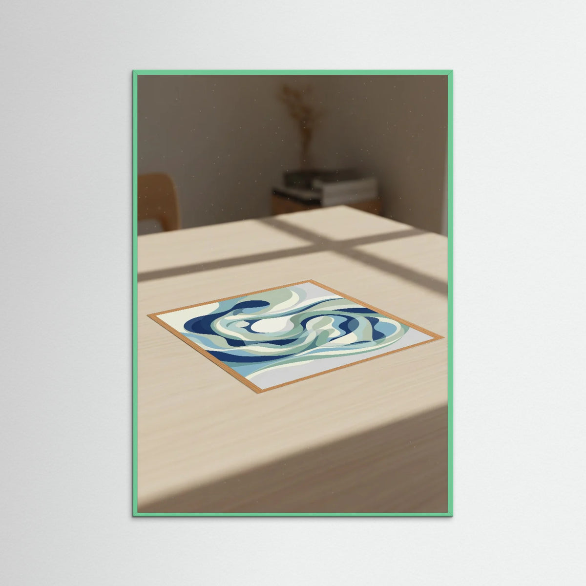 Mint Wood Fluid Forms