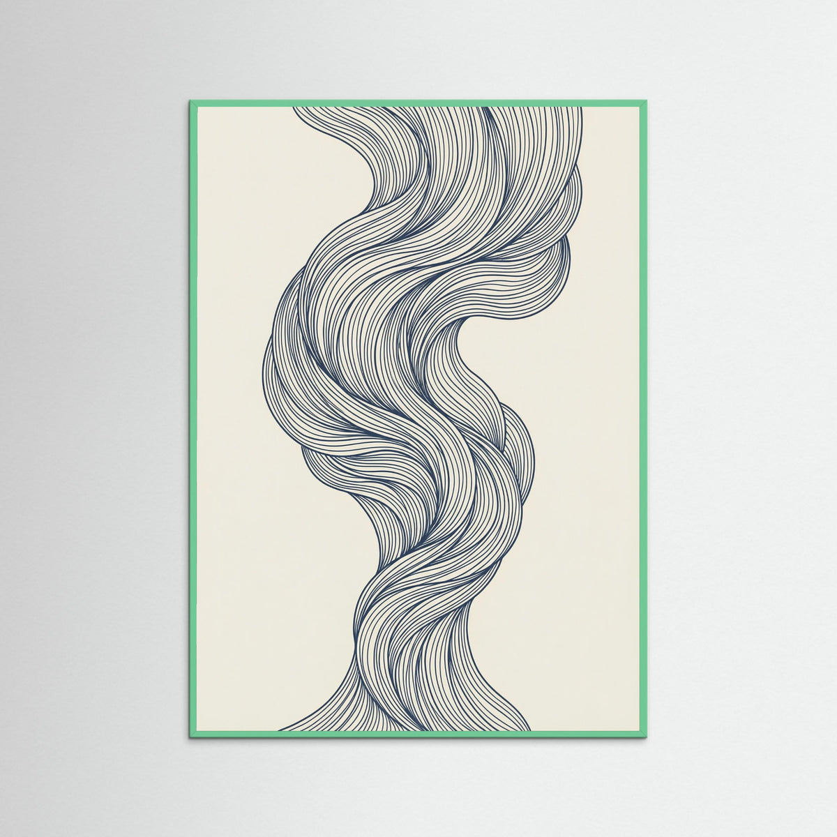 Mint Wood Fluid Intertwine