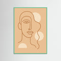 Mint Wood Fluid Silhouette