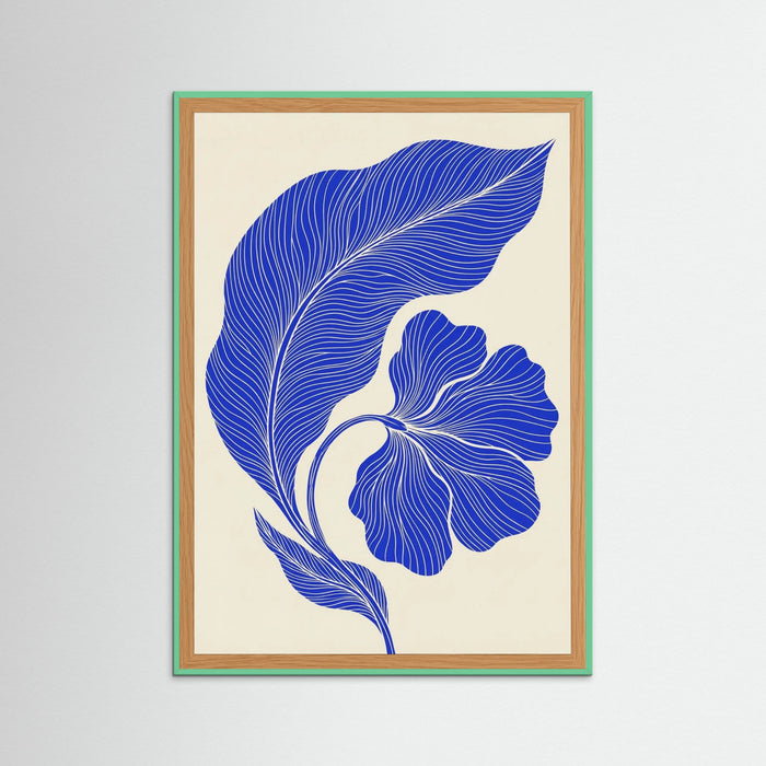 Mint Wood Fluid Silhouette