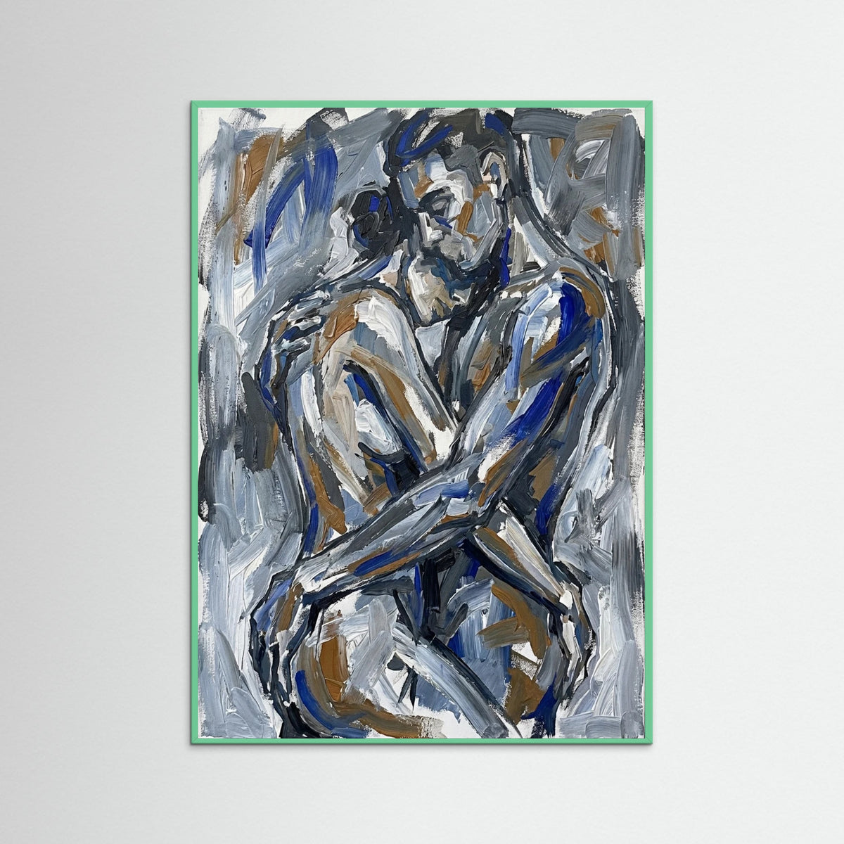Mint Wood Fragmented Gaze