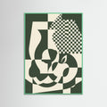 Mint Wood Fragmented Gaze