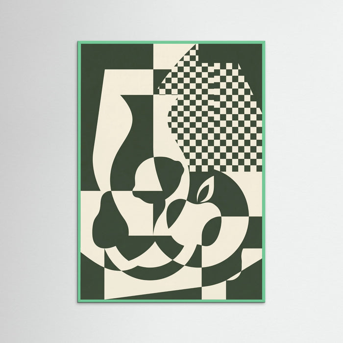 Mint Wood Fragmented Gaze