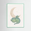 Mint Wood Friendly Dino Moon