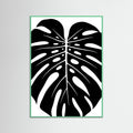 Mint Wood Frond Silhouettes