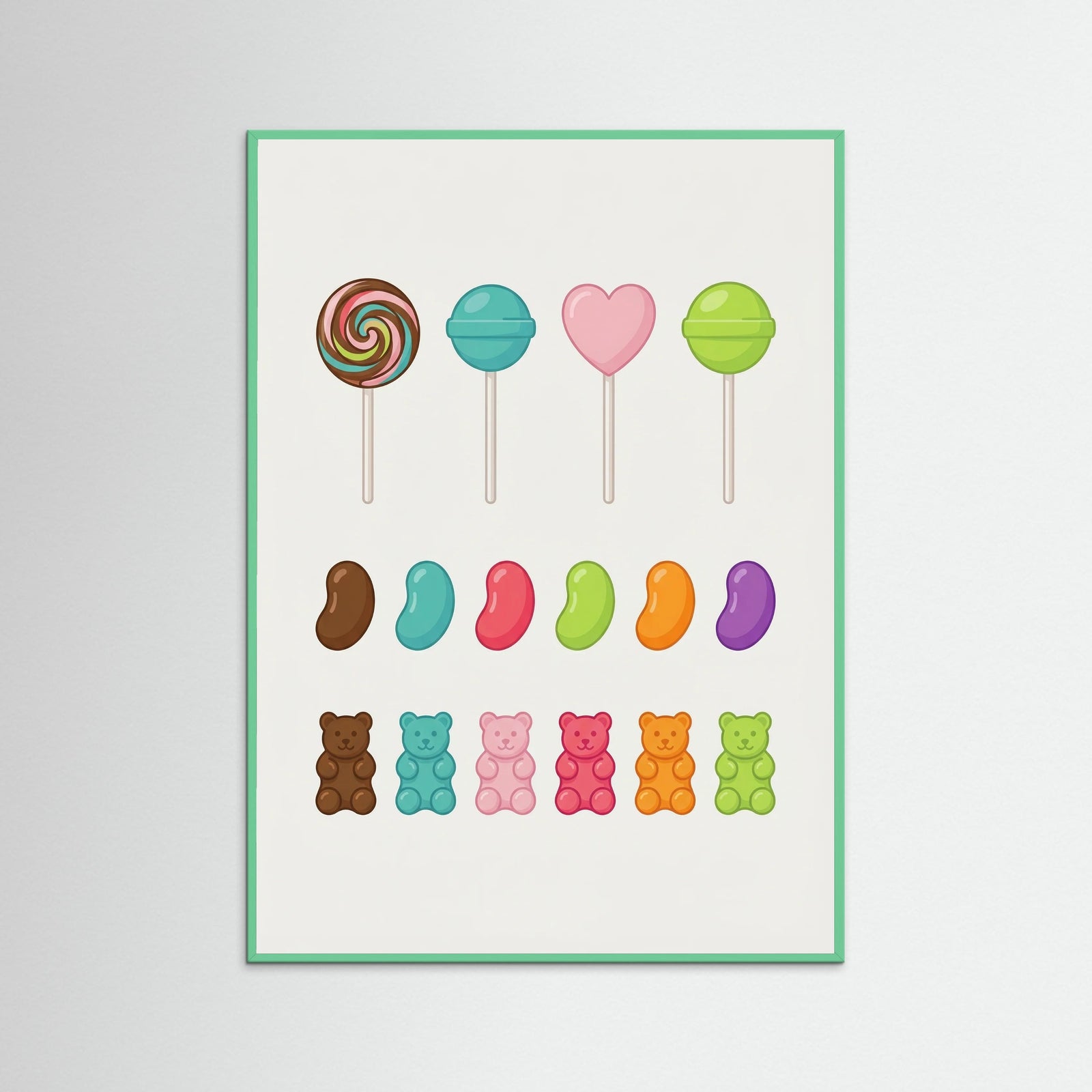 Mint Wood Frozen Hues