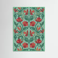 Mint Wood Fruitful Pattern