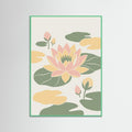 Mint Wood Gentle Floral Cascade
