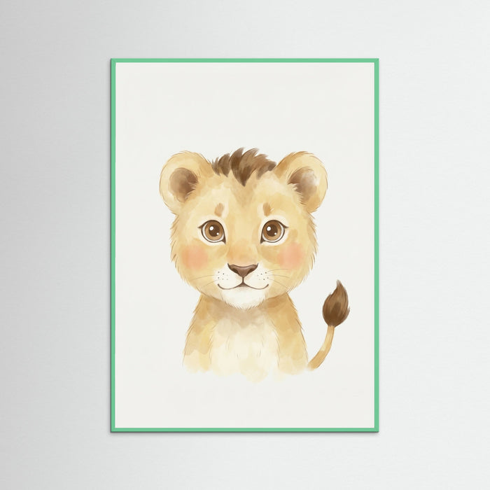Mint Wood Gentle Giraffe Charm