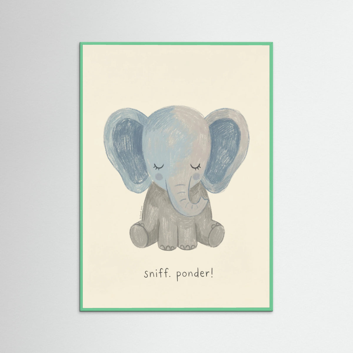 Mint Wood Gentle Lion Cub