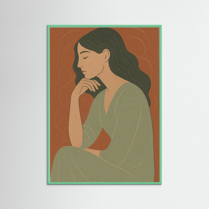Mint Wood Gentle Reflection