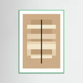 Mint Wood Geometric Balance Beige