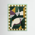 Mint Wood Geometric Form