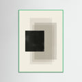 Mint Wood Geometric Layers