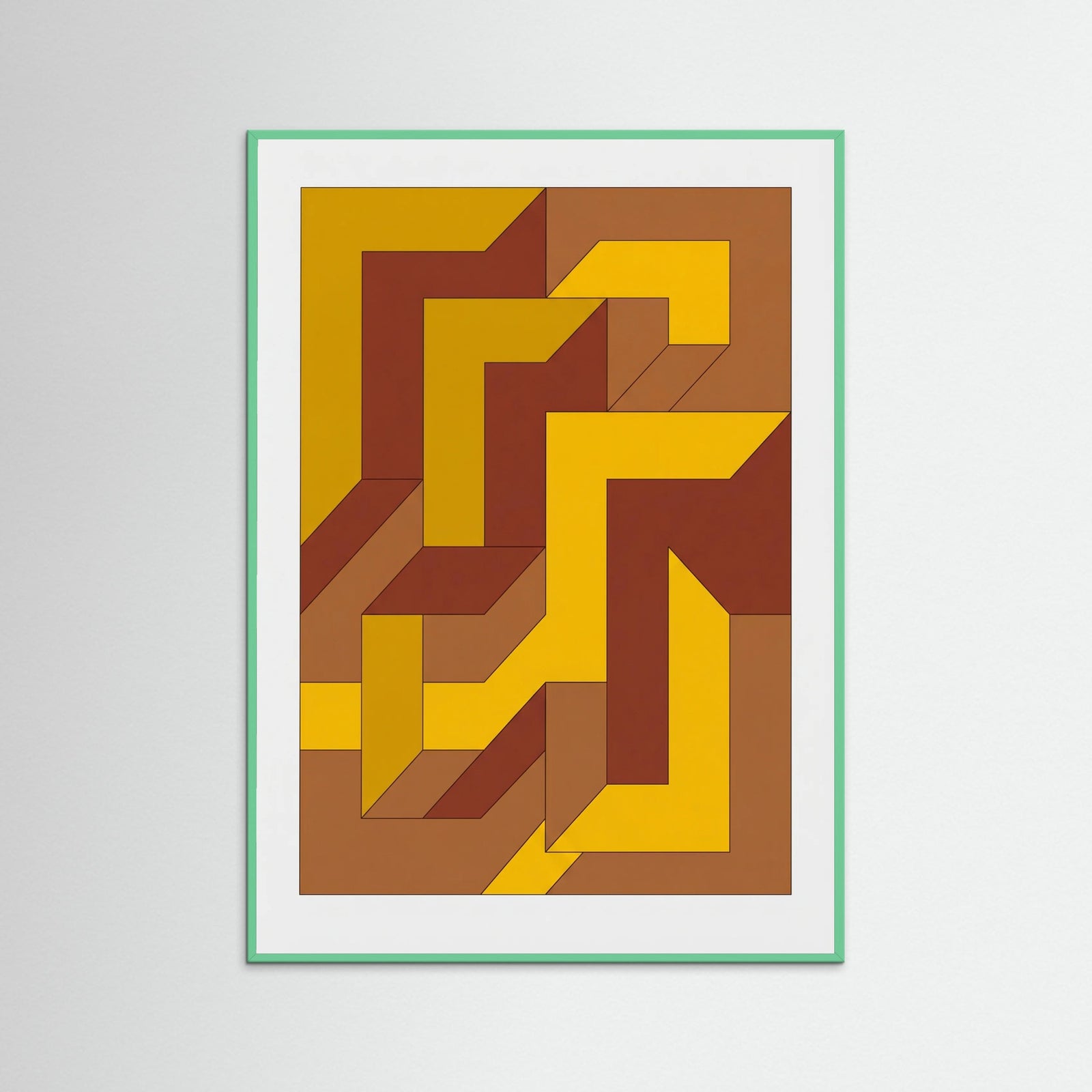 Mint Wood Geometric Progression