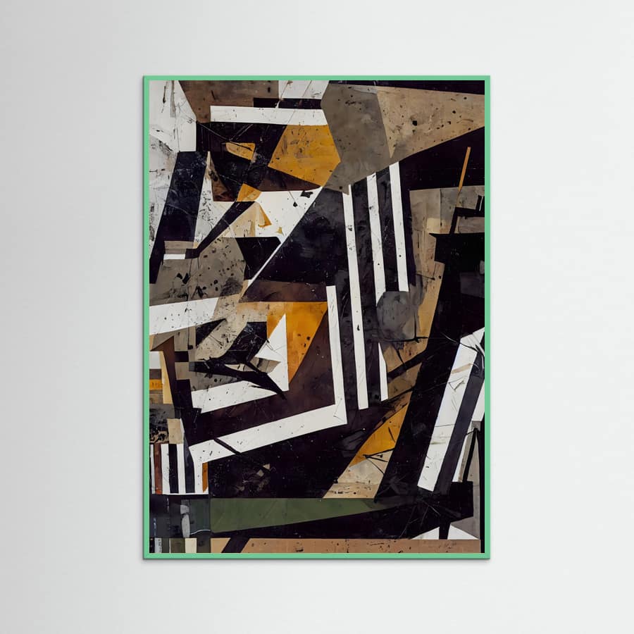 Geometric Tapestry Poster – poster and art print