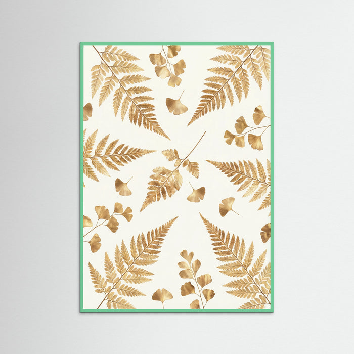 Mint Wood Gilded Eucalyptus