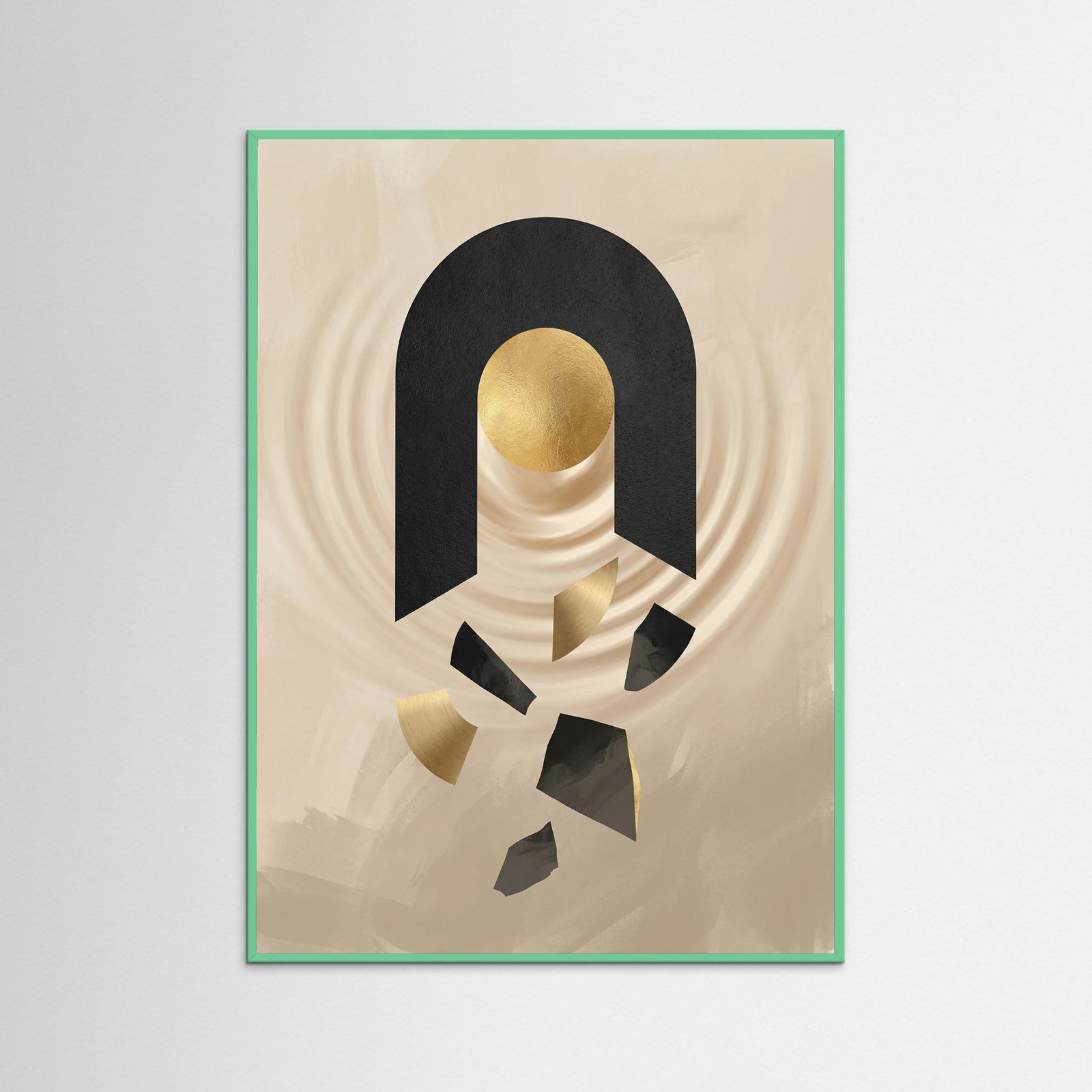 Mint Wood Golden Balance