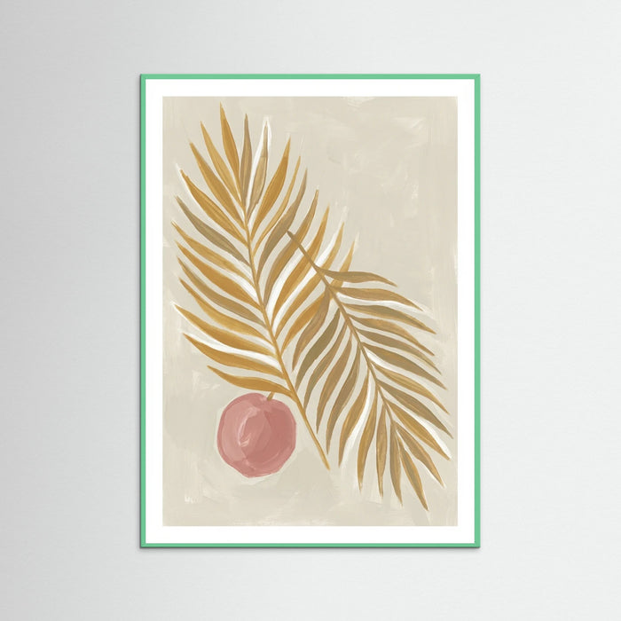 Mint Wood Golden Bloom