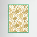 Mint Wood Golden Botanical Harmony