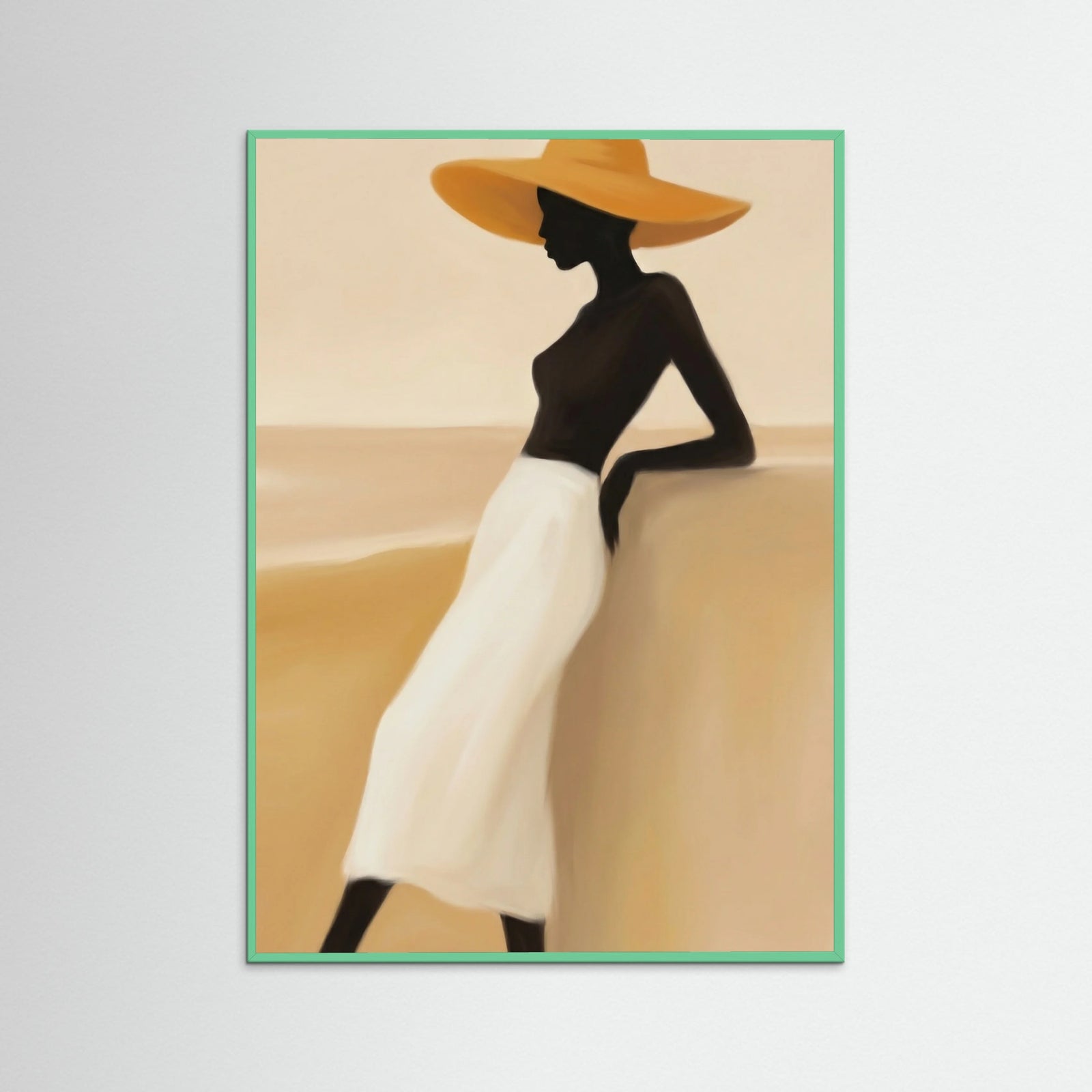 Mint Wood Golden Horizon Orange