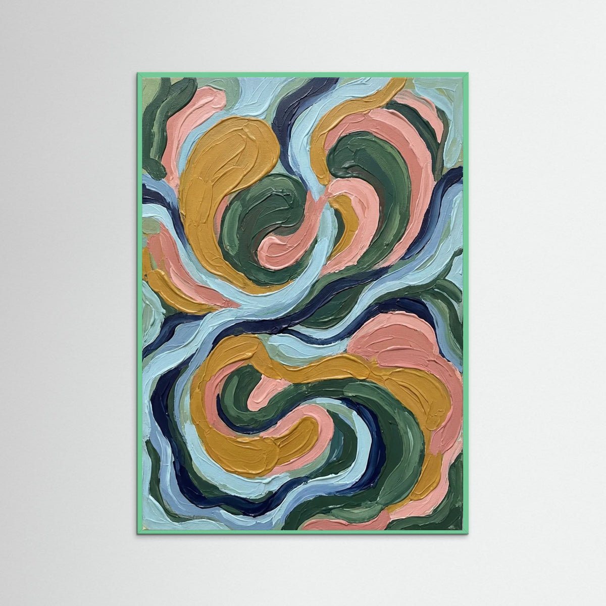 Mint Wood Golden Layers