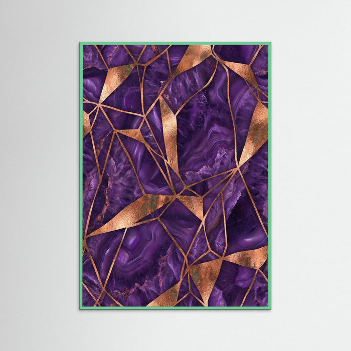 Mint Wood Golden Malachite